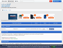 Tablet Screenshot of drx.plusbb.org